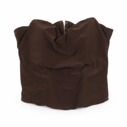 ASOS DESIGN Women’s Brown Strapless Blouse Size 12