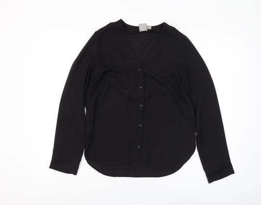 Womens UK Size 6 ASOS Black  Blouse