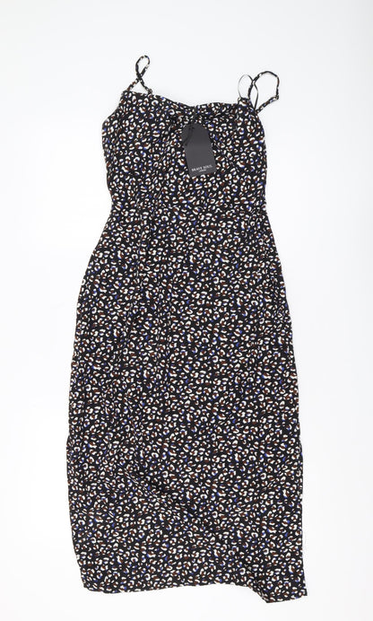 Brave Soul Women's Multicoloured Midi Slip Dress XS