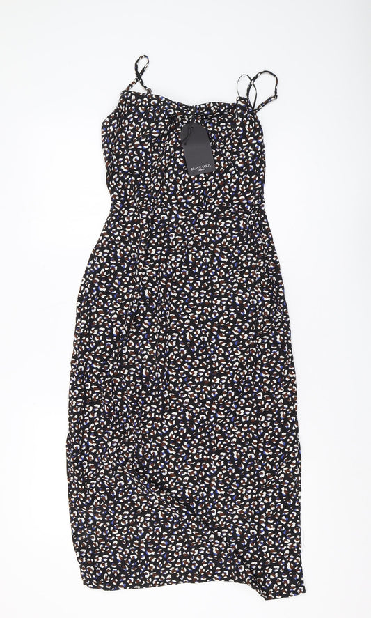 Brave Soul Women's Multicoloured Midi Slip Dress XS