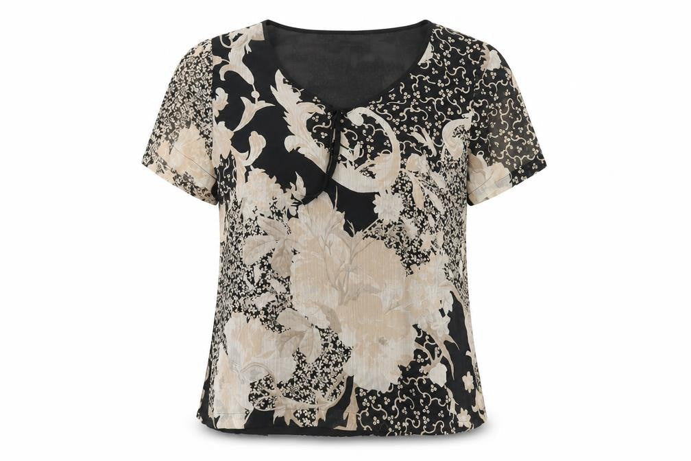 Womens UK Size 10 Jacques Vert Black  Blouse