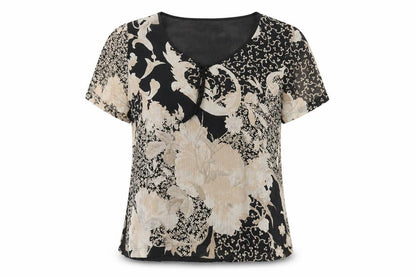 Womens UK Size 10 Jacques Vert Black  Blouse