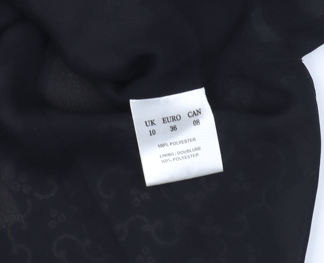 Jacques Vert Women's Black Floral Blouse Size 10