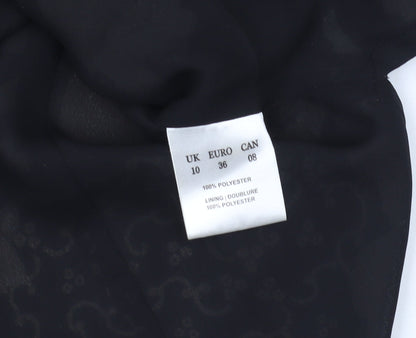 Jacques Vert Women's Black Floral Blouse Size 10
