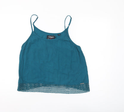 Womens UK Size M Superdry Green Camisole Tank