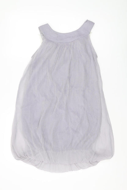 Ravi Famous Women’s Purple Beaded Sleeveless Blouse