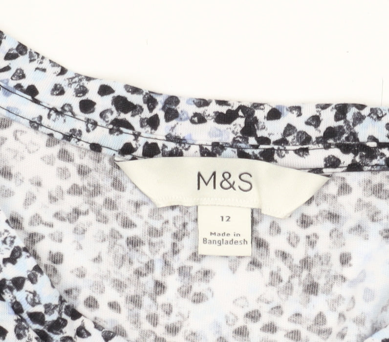 Womens UK Size 12 Marks and Spencer Multicoloured  T-Shirt
