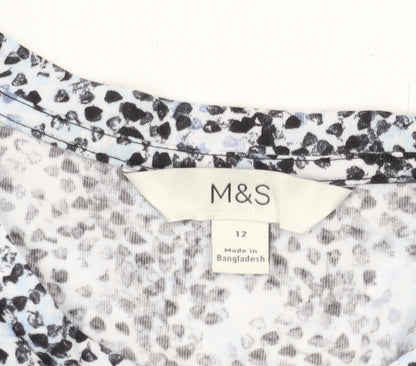 Womens UK Size 12 Marks and Spencer Multicoloured  T-Shirt