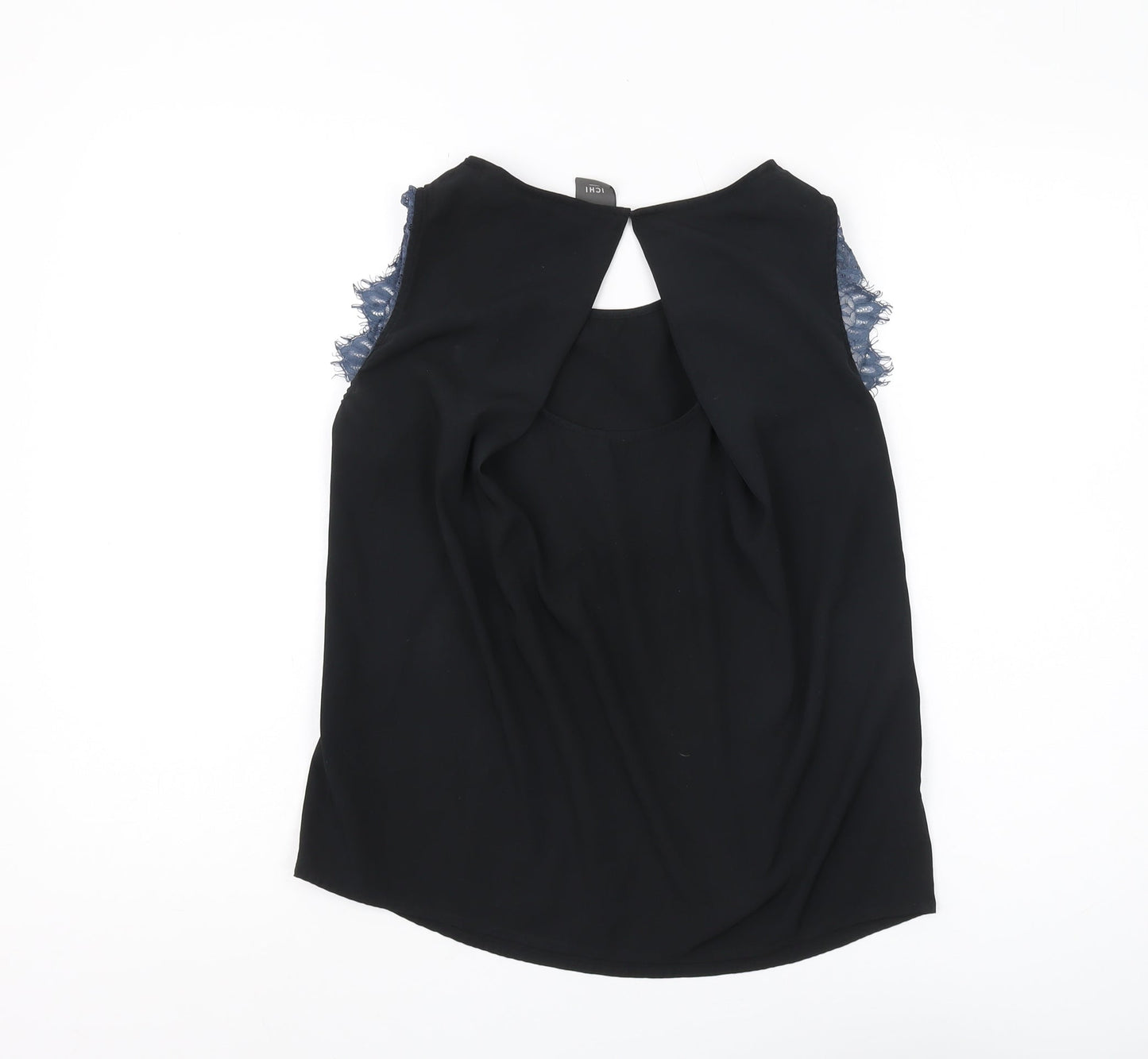 Womens UK Size XS ICHI Black  Blouse