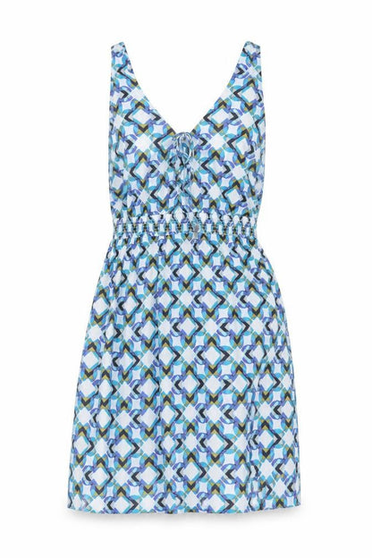 Next Women's Multicoloured A-Line Dress, Size 10, Geometric