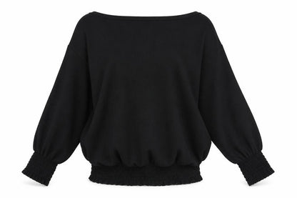 Womens UK Size 14 Lipsy Black Basic Blouse
