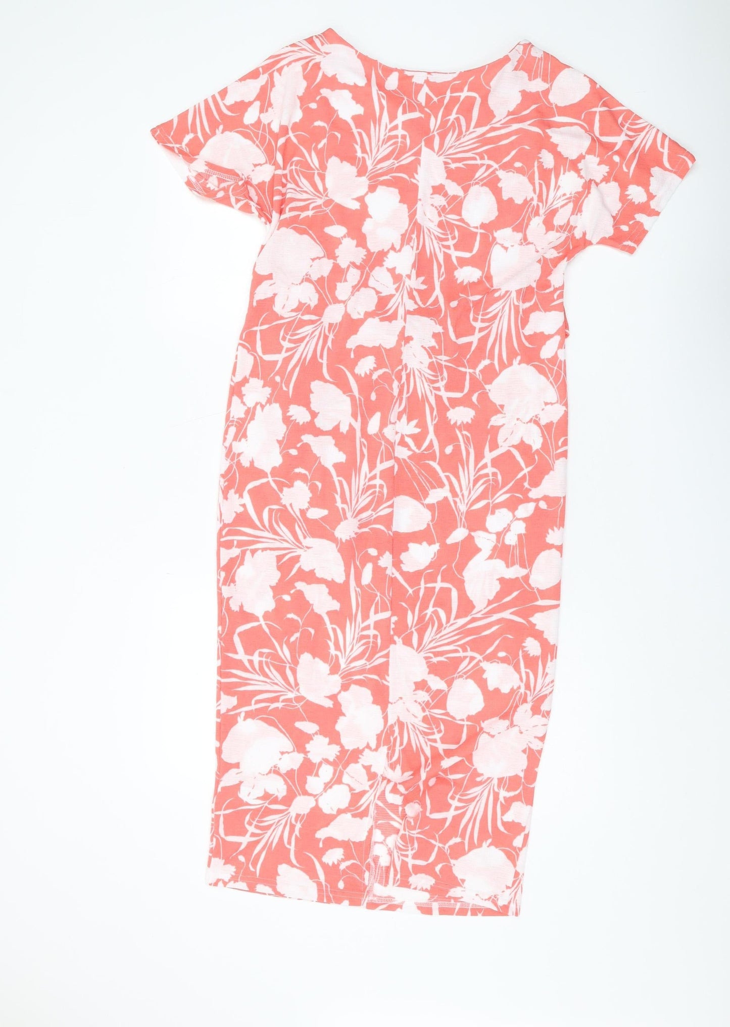 Next Women's Pink Floral Shift Dress Size 10