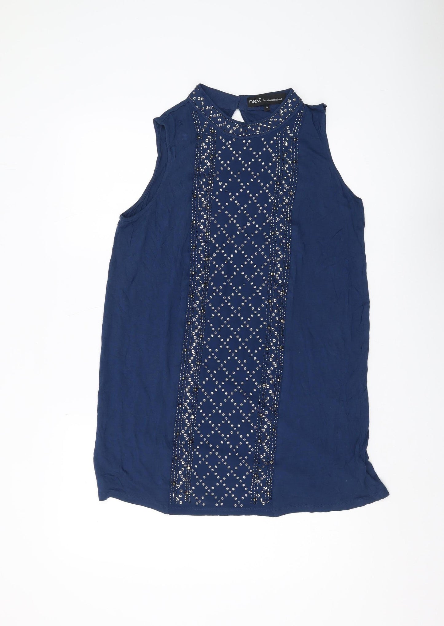 Womens UK Size 16 NEXT Blue Basic Blouse