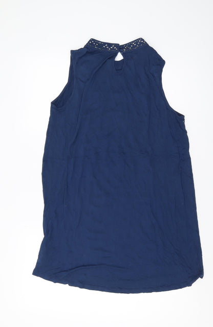 Womens UK Size 16 NEXT Blue Basic Blouse
