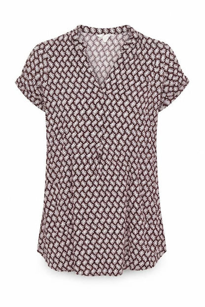 Womens UK Size 10 H&M Red Basic Blouse