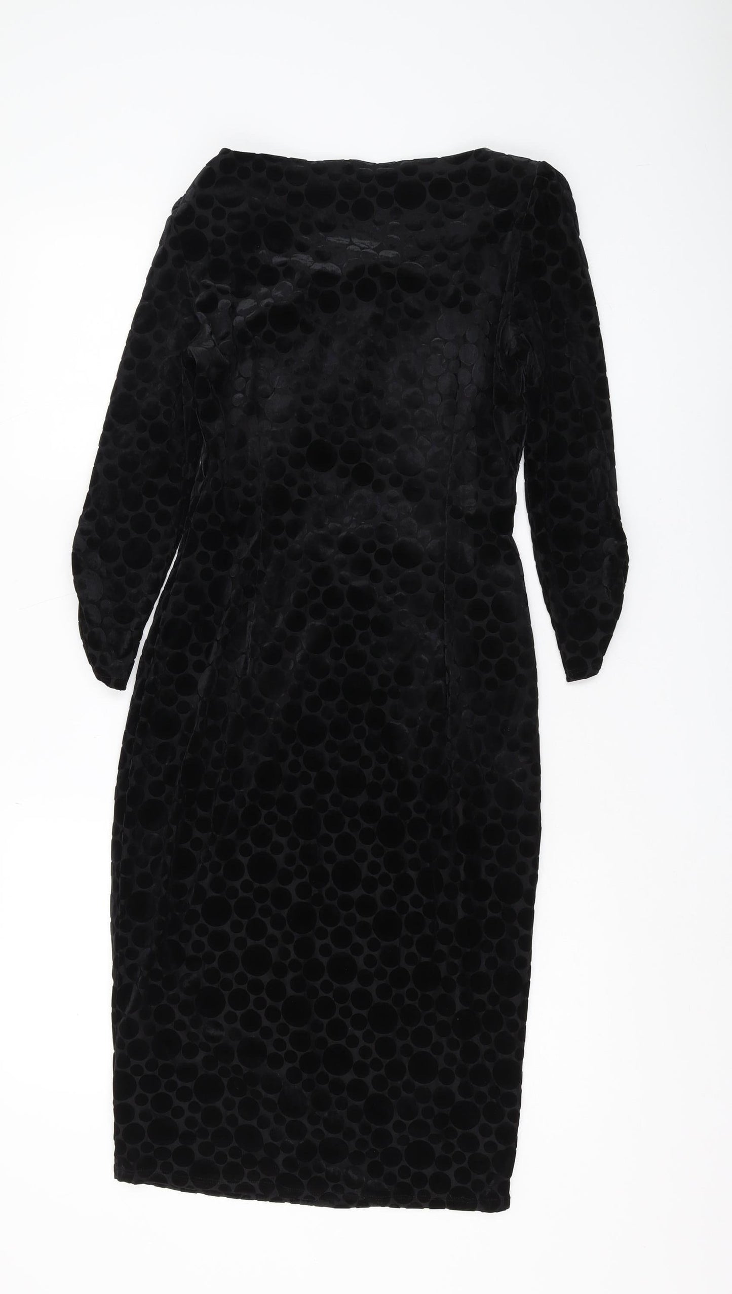 Marks and Spencer Black Bodycon Dress Size 10