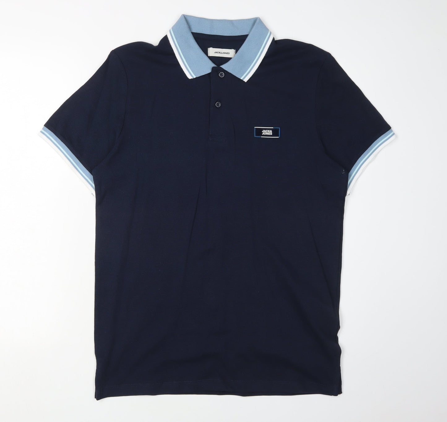 Jack & Jones Men's Blue Polo Shirt S