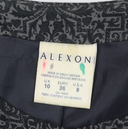 Womens UK Size 10 Alexon Regular Black Blazer