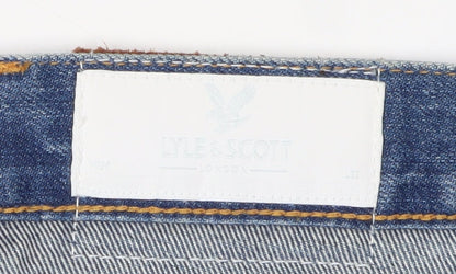 Lyle & Scott Men's Blue Straight Denim Jeans Size 28