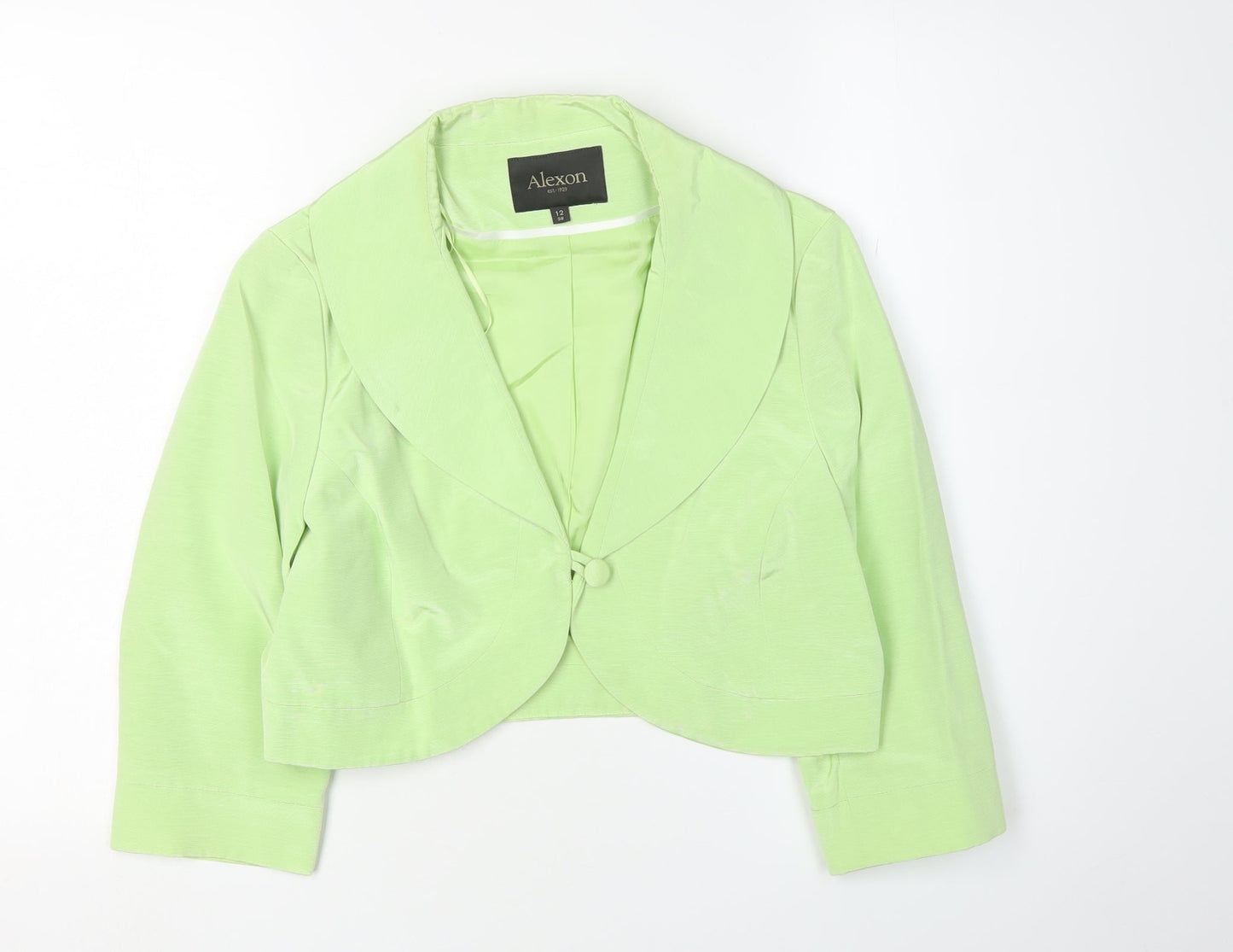 Womens UK Size 12 Alexon Regular Green Blazer