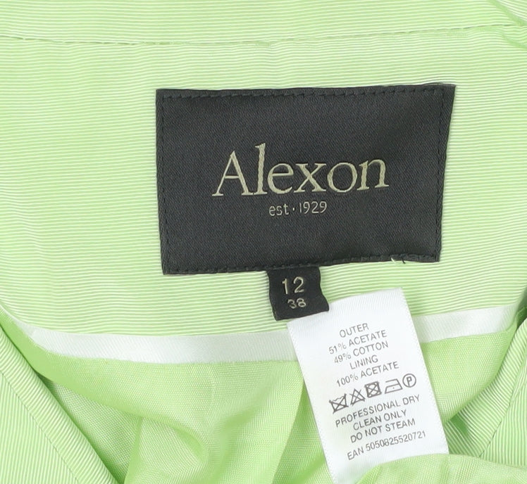 Womens UK Size 12 Alexon Regular Green Blazer