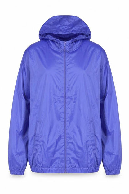 Womens UK Size S Arctic Storm Blue Windbreaker Coat