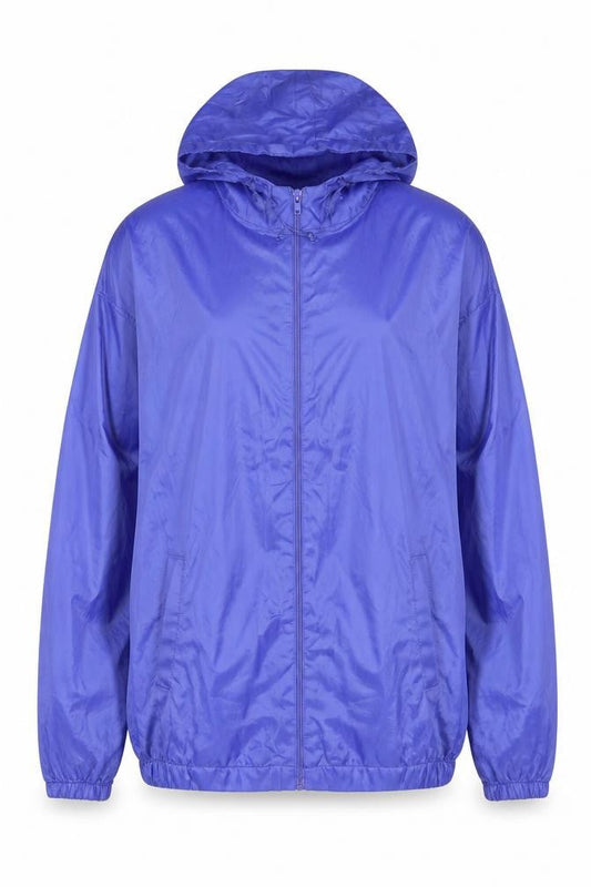 Womens UK Size S Arctic Storm Blue Windbreaker Coat