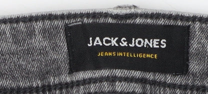 Jack & Jones Men's Grey Skinny Jeans Size 30 Slim Fit