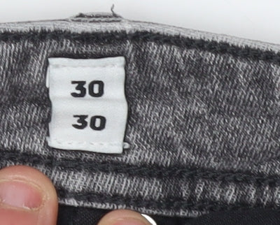 Jack & Jones Men's Grey Skinny Jeans Size 30 Slim Fit