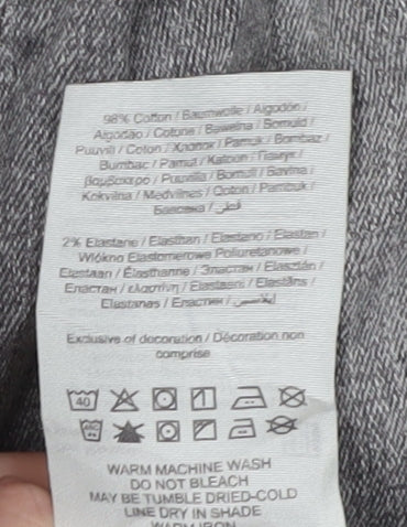 Jack & Jones Men's Grey Skinny Jeans Size 30 Slim Fit