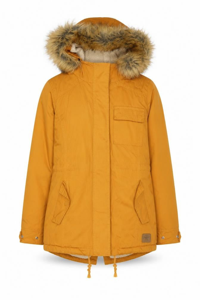 Womens UK Size 8 SoulCal & Co Orange Parka Coat