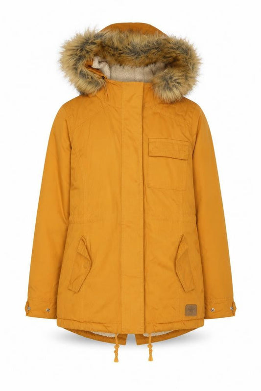 Womens UK Size 8 SoulCal & Co Orange Parka Coat