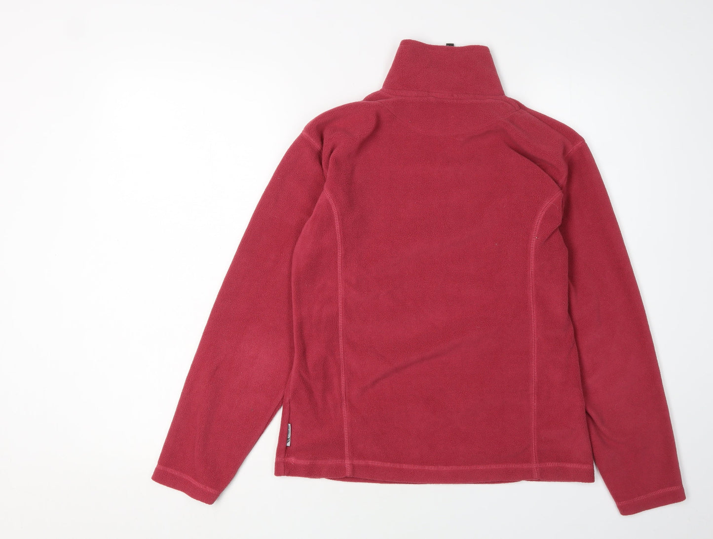 Trespass Girls Red Fleece 1/2 Zip Sweatshirt Size 15-16 Years
