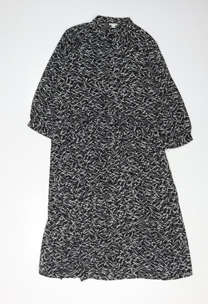 Jacqueline de Yong Women's Black Shirt Dress Size 8