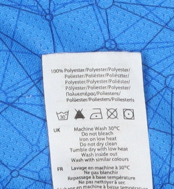 Karrimor Boys Blue Running T-Shirt 9-10 Years - Geometric Pattern