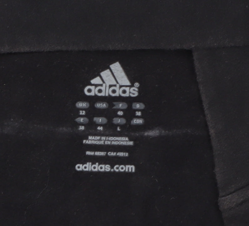 adidas Women's Black Hoodie, Size L, Casual Comfort