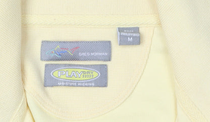 Greg Norman Yellow Sleeveless Polo Shirt for Women