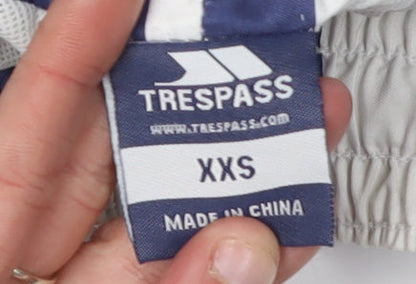 Trespass Men's Blue Striped Athletic Beach Shorts 2XS