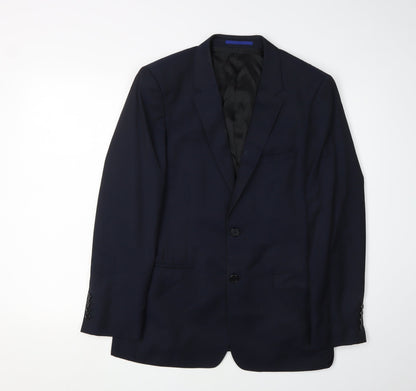 Mens UK Size 36 White Label Regular Blue Suit Jacket