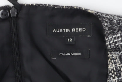 Austin Reed Women’s Black Tweed Sheath Dress Size 12