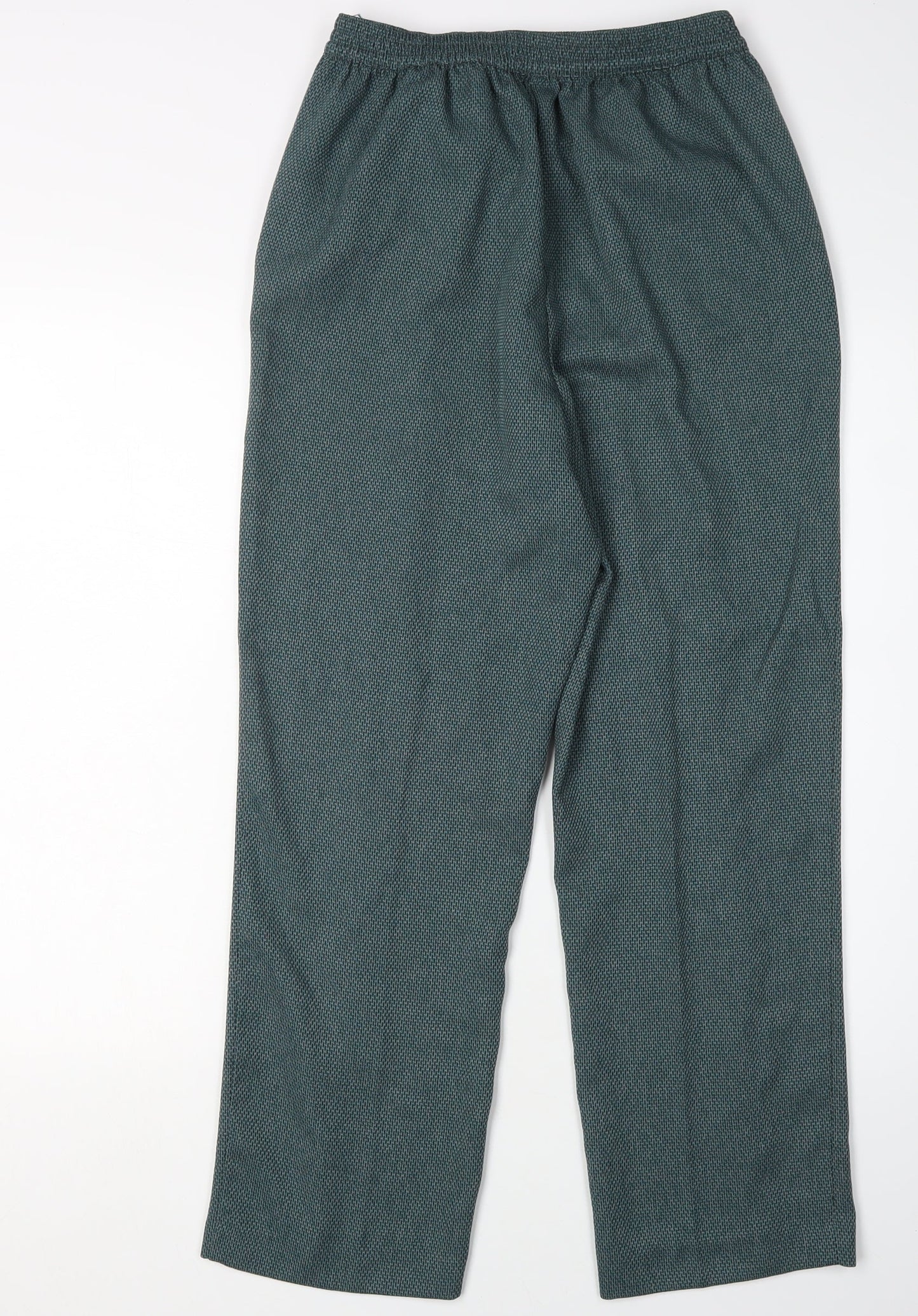 Womens UK Size 12 Honor Millburn Regular Fit Straight Green Trousers