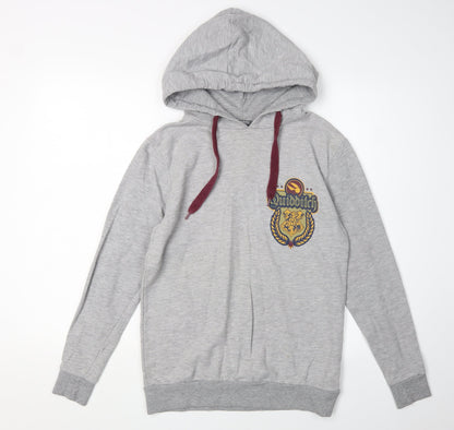 Unisex Adults UK Size 8 Harry Potter Grey Pullover Hoodie