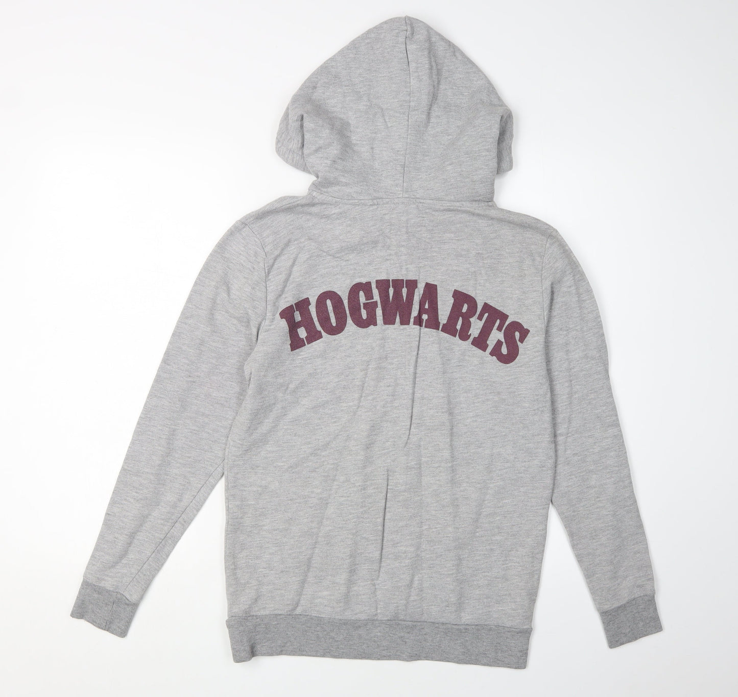 Unisex Adults UK Size 8 Harry Potter Grey Pullover Hoodie