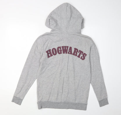 Unisex Adults UK Size 8 Harry Potter Grey Pullover Hoodie