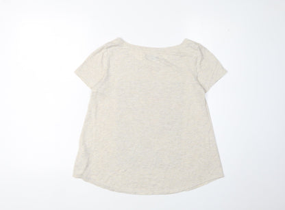 Abercrombie & Fitch Women's Beige T-Shirt S Casual