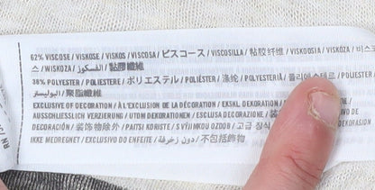 Abercrombie & Fitch Women's Beige T-Shirt S Casual