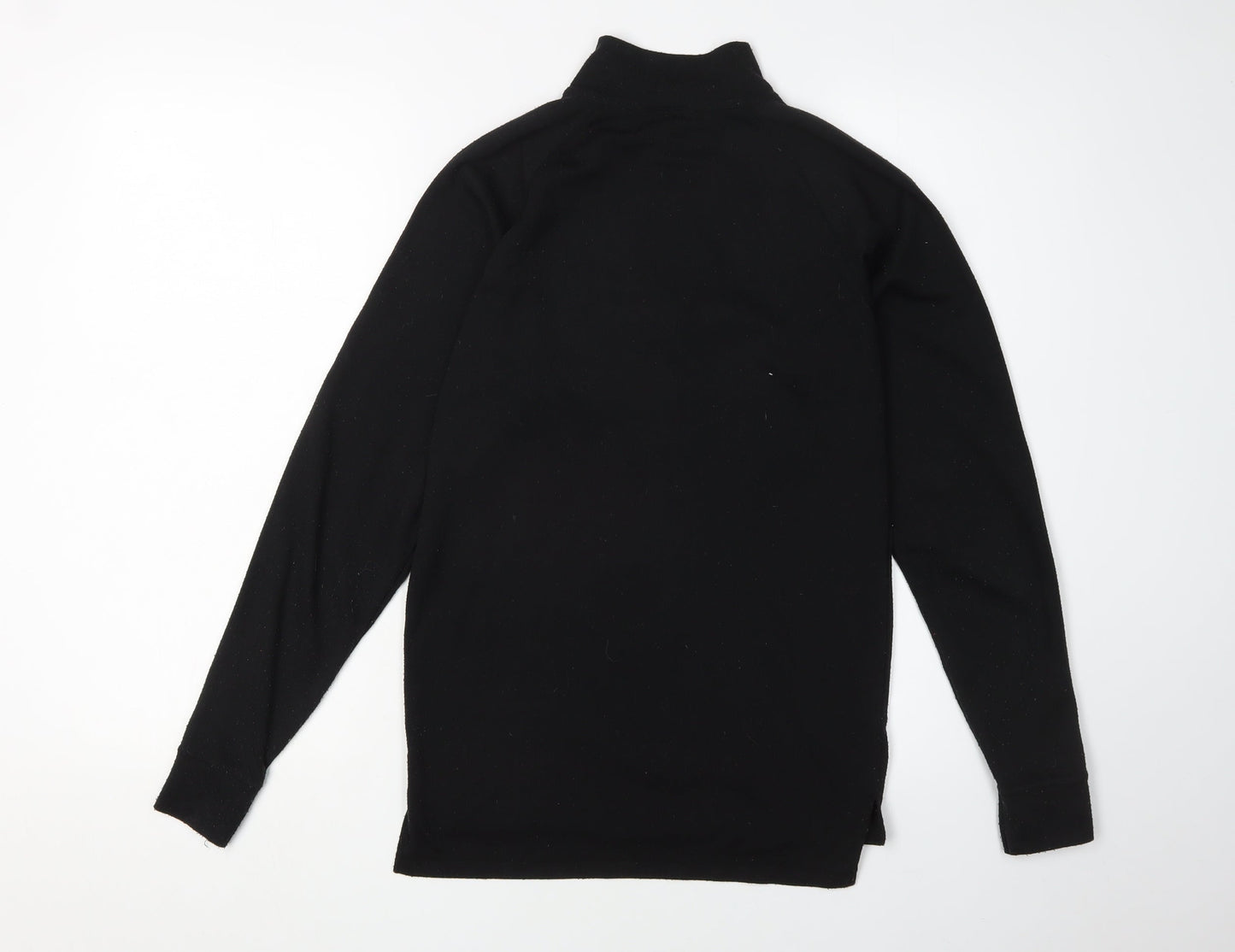 Trespass Men's Black 1/4 Zip Sweatshirt XS