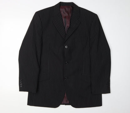 Mens UK Size 40 Daniel Hechter Regular Black Suit Jacket