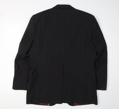 Mens UK Size 40 Daniel Hechter Regular Black Suit Jacket