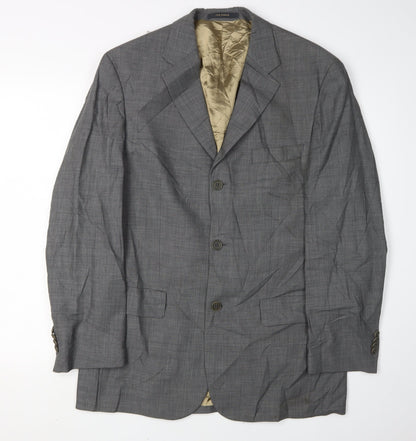 Mens UK Size 38 Ted Baker Regular Grey Suit Jacket